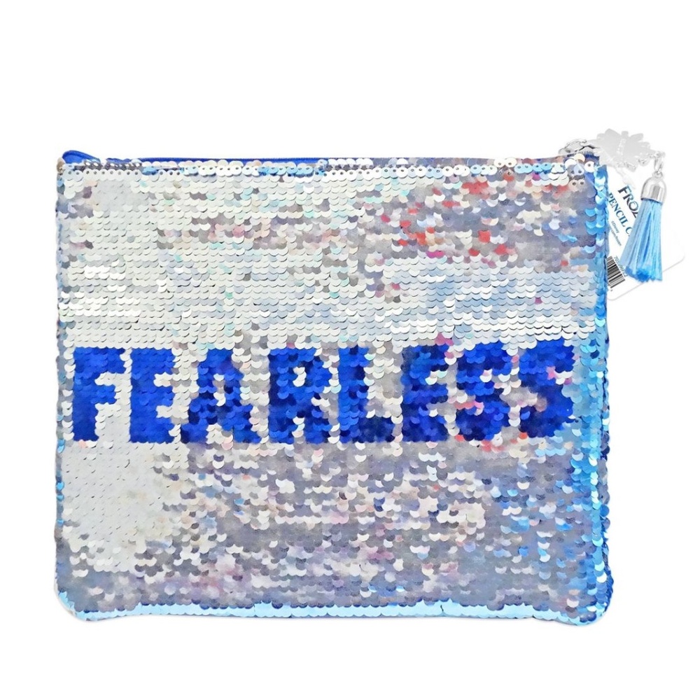 Disney Frozen 2 Elsa Flip Sequin Fearless Pouch NEW